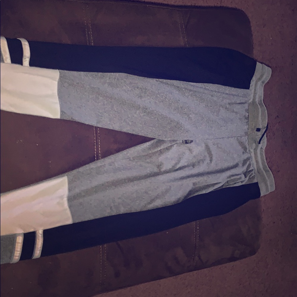 White, Gray & Black sweatpants